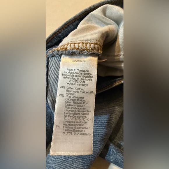 Madewell Distressed Skinny Jeans in Blue size 25 - Picture 9 of 10